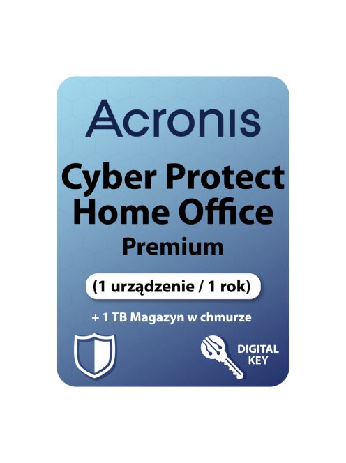 Acronis Cyber Protect Home Office Premium (1 urządzenie / 1 rok) + 1 TB Magazyn w chmurze