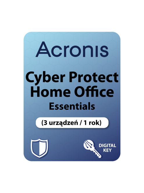 Acronis Cyber Protect Home Office Essentials (3 urządzeń / 1 rok)