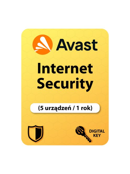 Avast Internet Security (5 urządzeń / 1 rok)