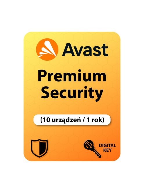 Avast Premium Security (10 urządzeń / 1 rok)