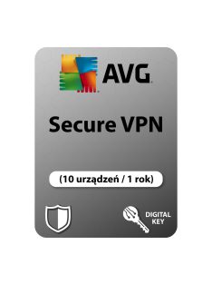 AVG Secure VPN (10 urządzeń / 1 rok)