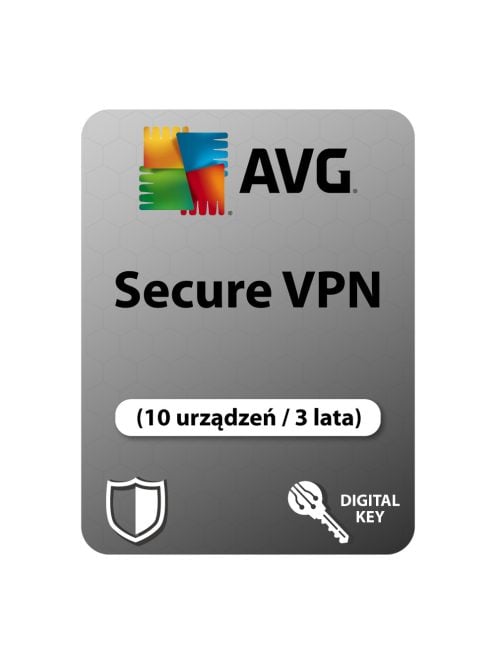AVG Secure VPN (10 urządzeń / 3 lata)