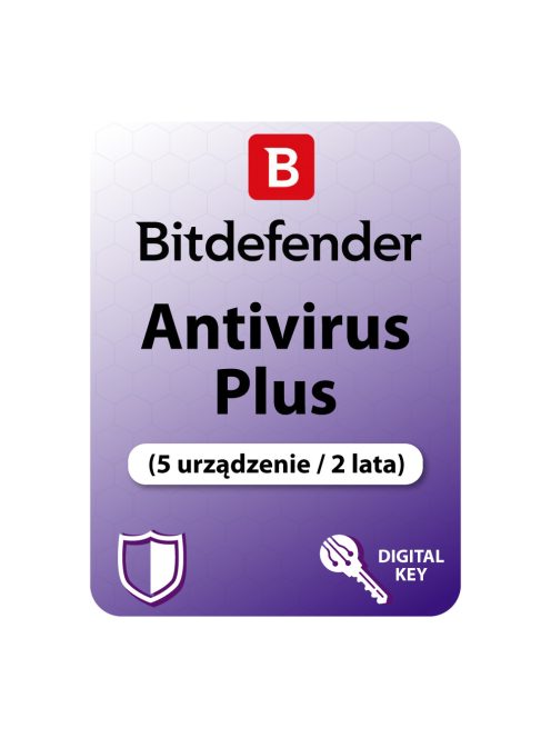 Bitdefender Antivirus Plus (EU) (5 urządzeń / 2 lata)