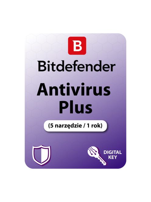 Bitdefender Antivirus Plus (5 urządzeń / 1 rok)