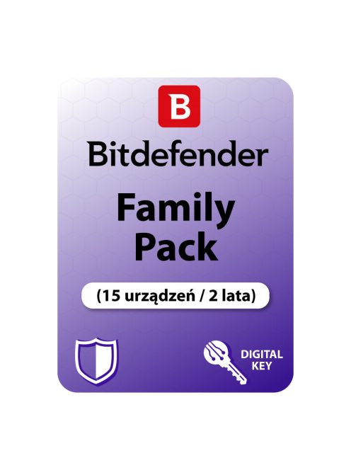 Bitdefender Family Pack  (15 urządzeń / 2 lata)