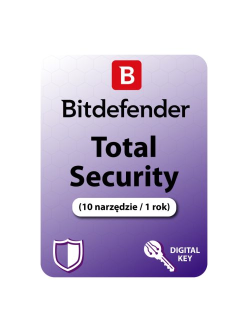 Bitdefender Total Security (10 urządzeń / 1 rok)