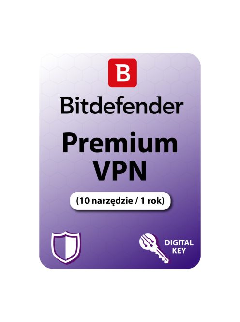 Bitdefender Premium VPN (10 urządzeń  / 1 rok)