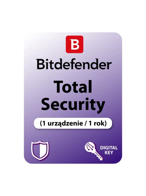Bitdefender Total Security (1 urządzenie / 1 rok)