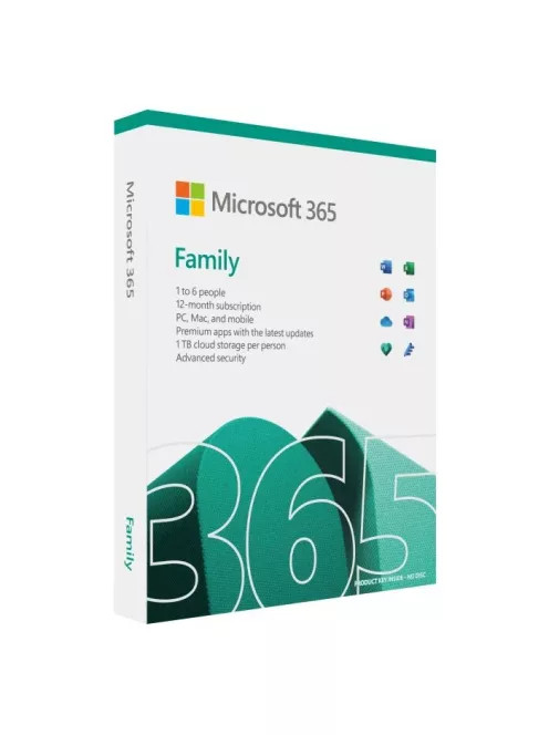 Microsoft Office 365 Family (6 urządzeń / 1 rok) (PC/MAC)