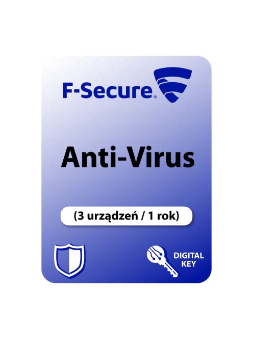 F-Secure Antivirus (EU) (3 urządzeń / 1 rok)