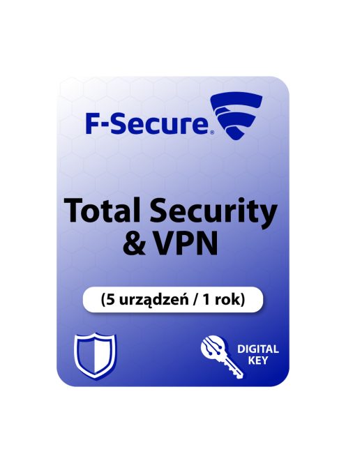 F-Secure Total Security & VPN (5 urządzeń / 1 rok)