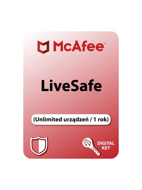 McAfee LiveSafe (10 urządzeń / 1 rok)