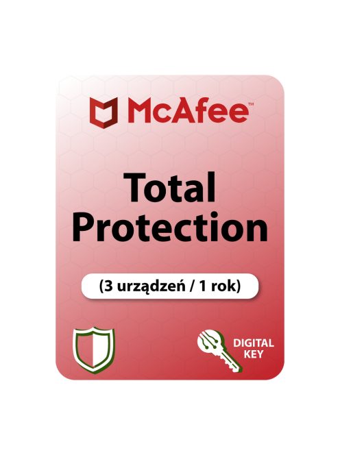 McAfee Total Protection (3 urządzeń / 1 rok)