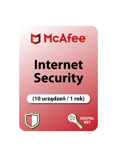 McAfee Internet Security (10 urządzeń / 1 rok)