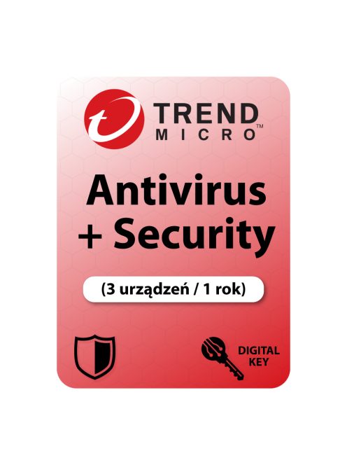 Trend Micro Antivirus + Security (3 urządzeń / 1 rok)