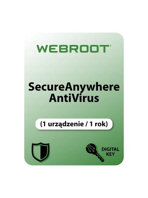 Webroot SecureAnywhere AntiVirus (1 urządzeń / 1 rok)