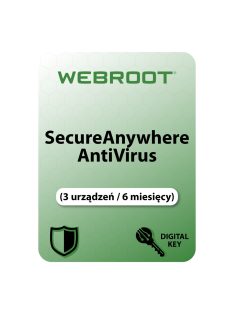   Webroot SecureAnywhere AntiVirus (3 urządzeń / 6 miesięcy)
