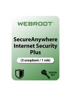   Webroot SecureAnywhere Internet Security Plus (EU) (3 urządzeń / 1 rok)