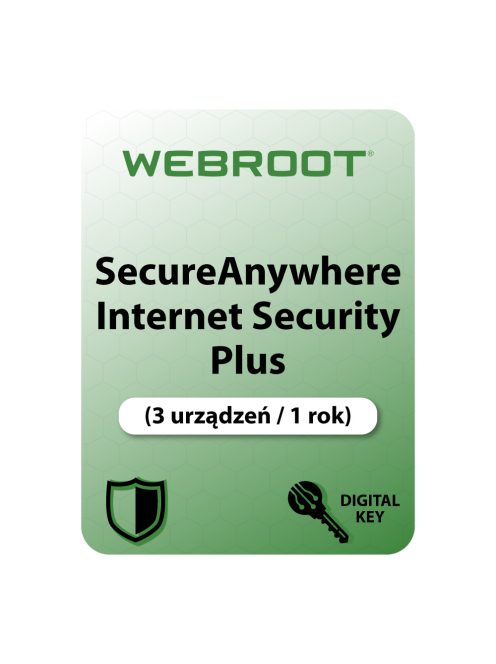 Webroot SecureAnywhere Internet Security Plus (EU) (3 urządzeń / 1 rok)