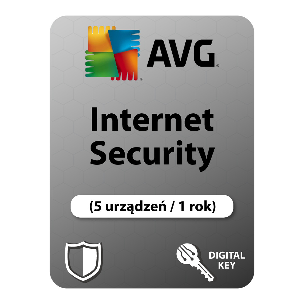 AVG Internet Security (5 urządzeń / 1 rok)