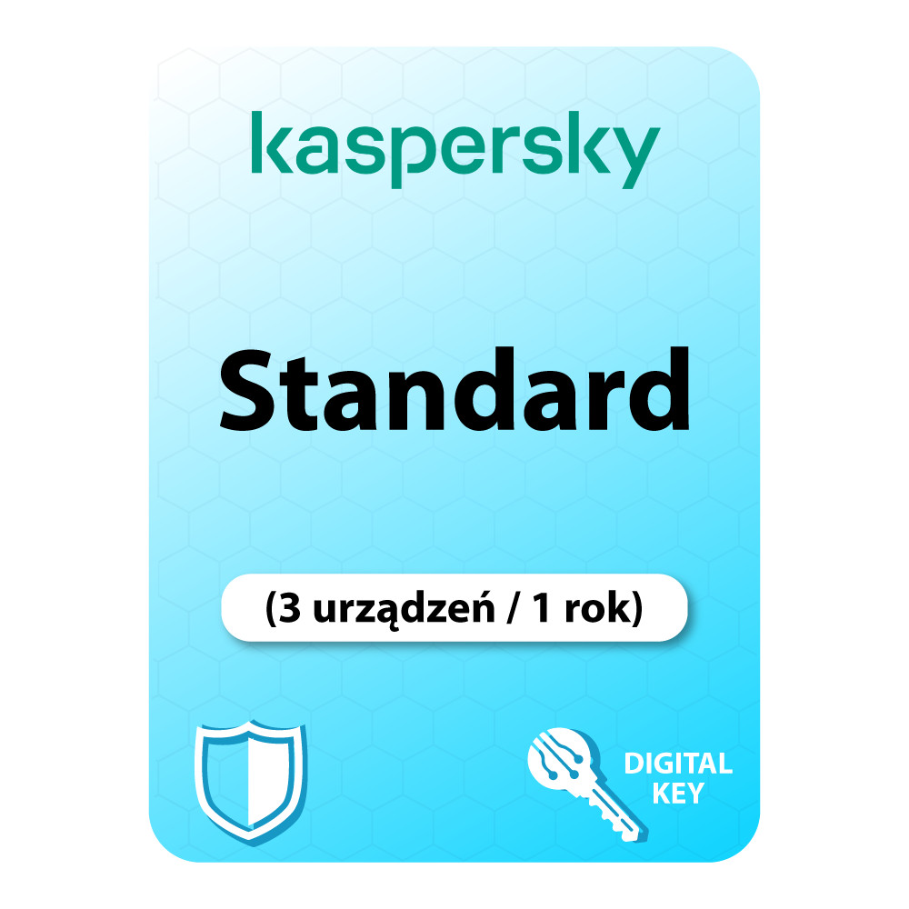 Kaspersky Standard (3 urządzeń / 1 rok)